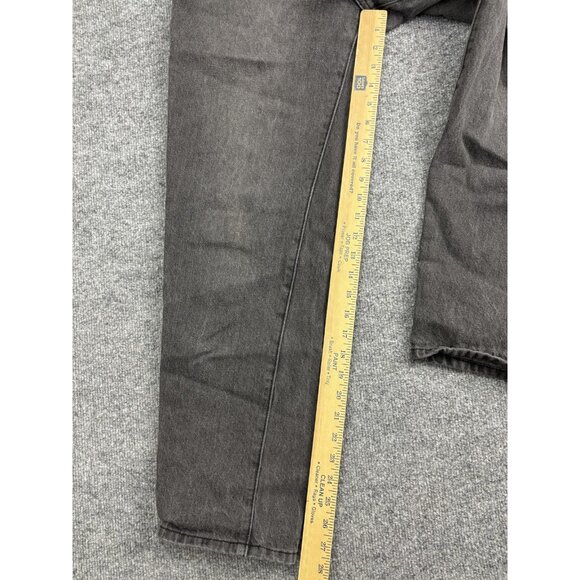 BP. High Rise Mom Jeans Womens 27 Gray Charcoal Wash Button Fly 100% Cotton - Picture 5 of 10